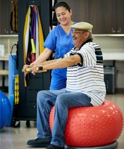 Rehabilitation services are part of the benefits of the LIFE program.