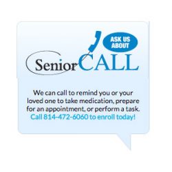 SeniorCALL is one of the benefits of the LIFE program.