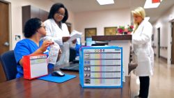 Medication staff at a Senior LIFE Health and Wellness Center.